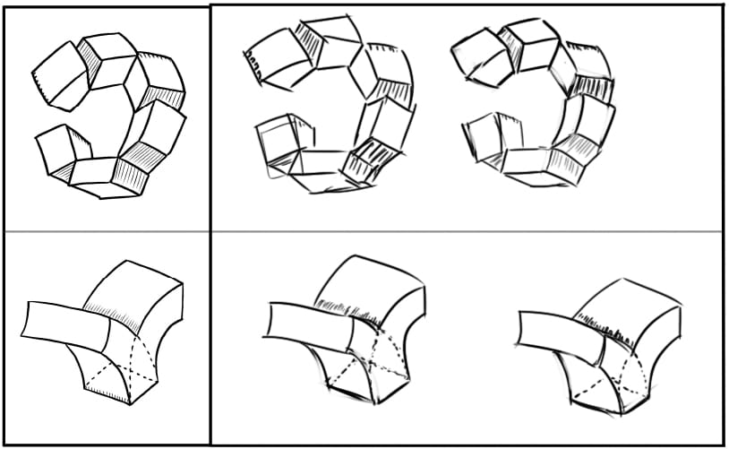 practice examples done by ArmoredPencil