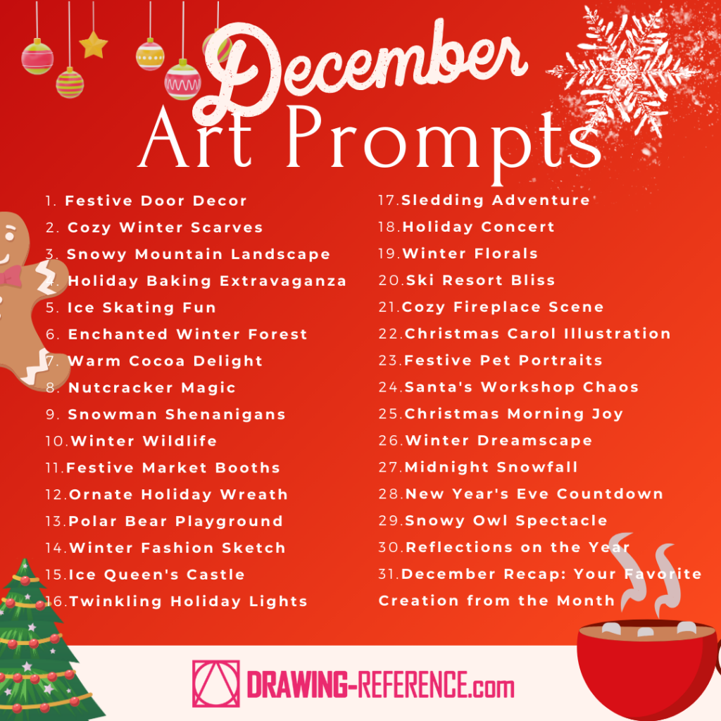 Art prompts December