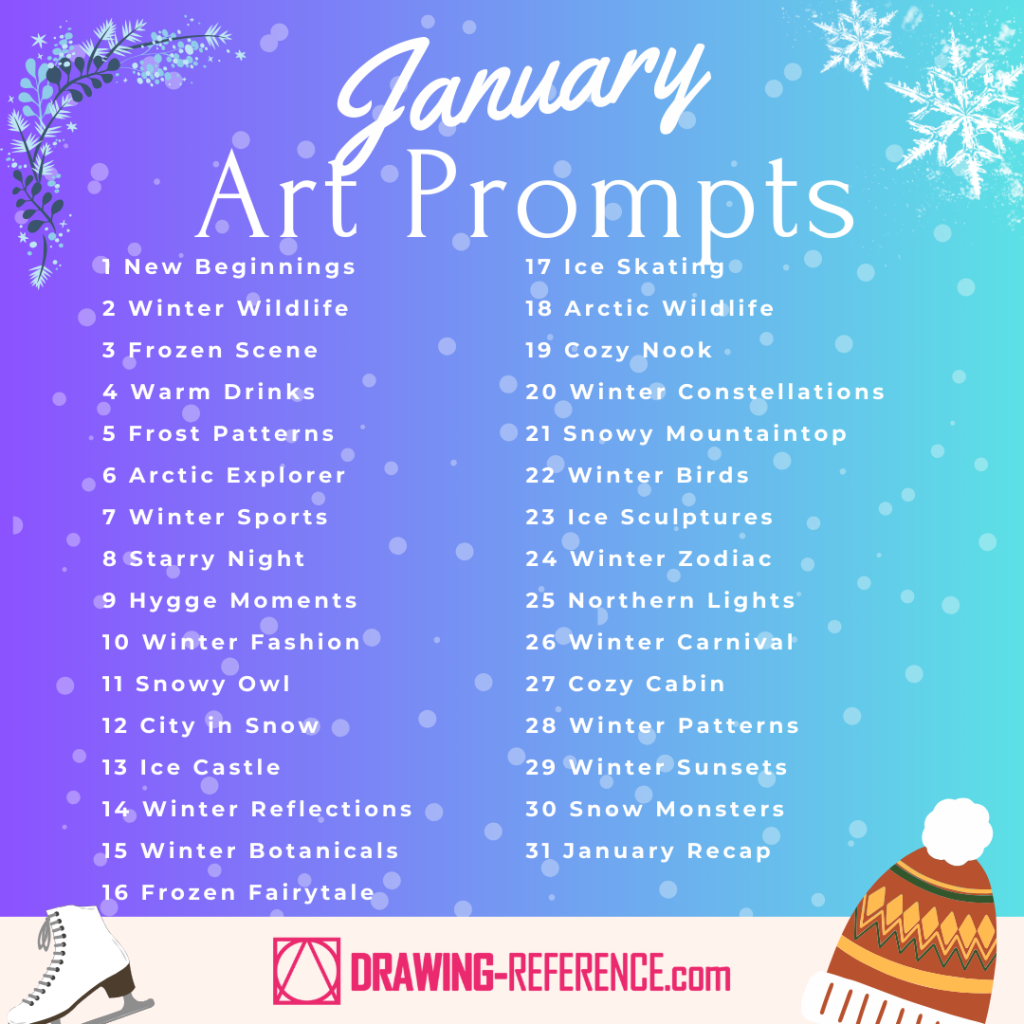 Art prompts January