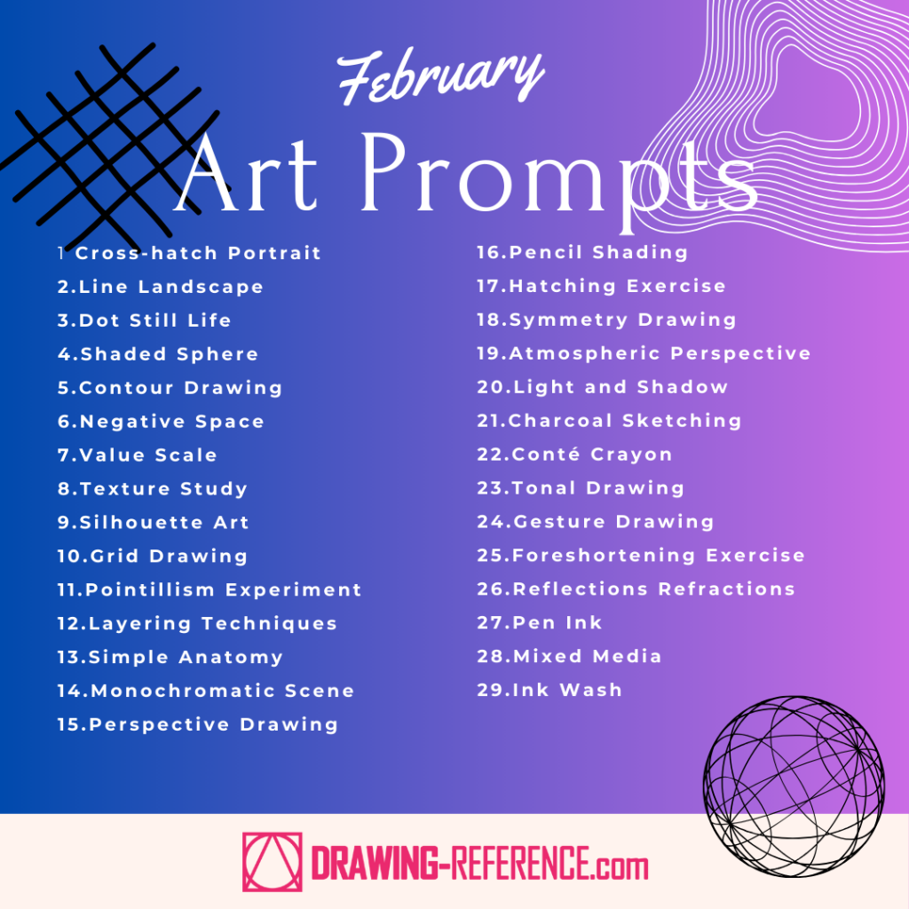 art prompts february