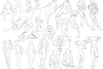 novermber art prompts figure studies