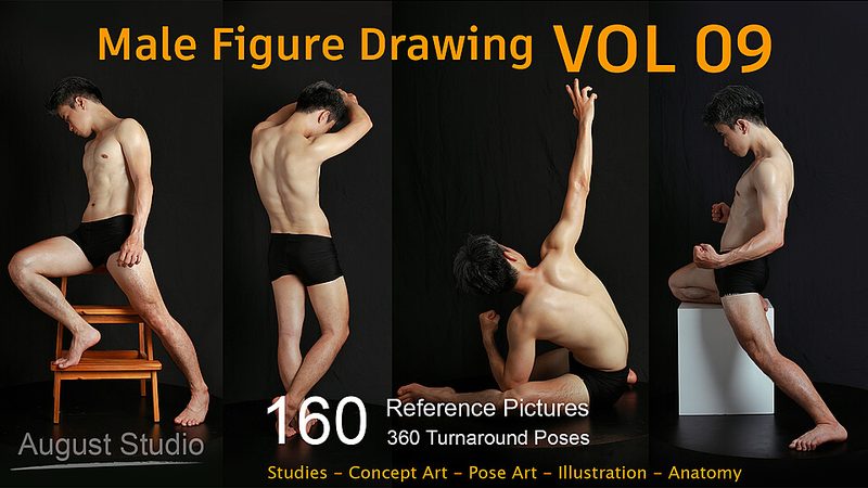 Preview of Male Figure Drawing - Vol 09 - Reference Pictures