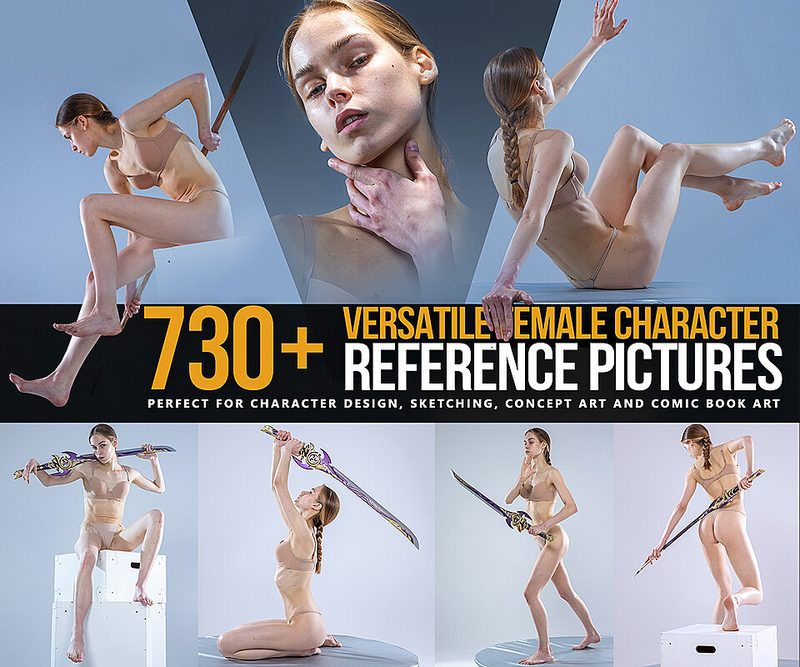 Preview of 730+ Versatile Female Character Reference Pictures