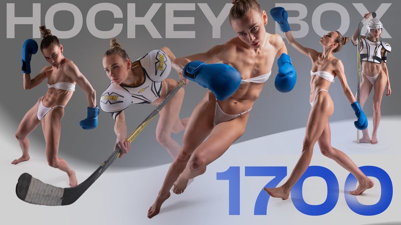 Preview of Box and Hockey Pose [1700+ Reference Images BUNDLE]