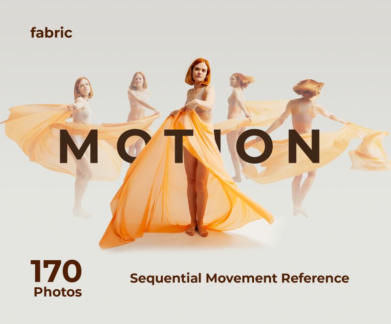 Preview of 170 Reference Photos - Fabric In Motion
