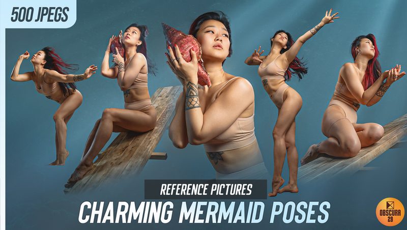 Preview of 500 Charming Mermaid Poses
