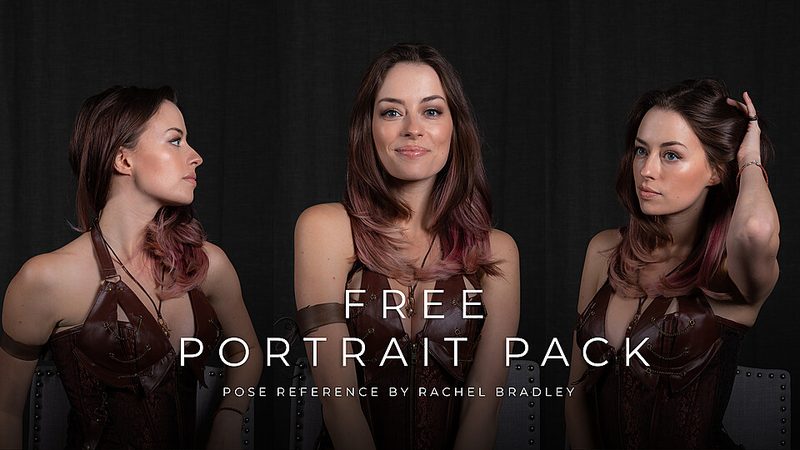 Preview of FREE Portrait - Pose Reference for Artists