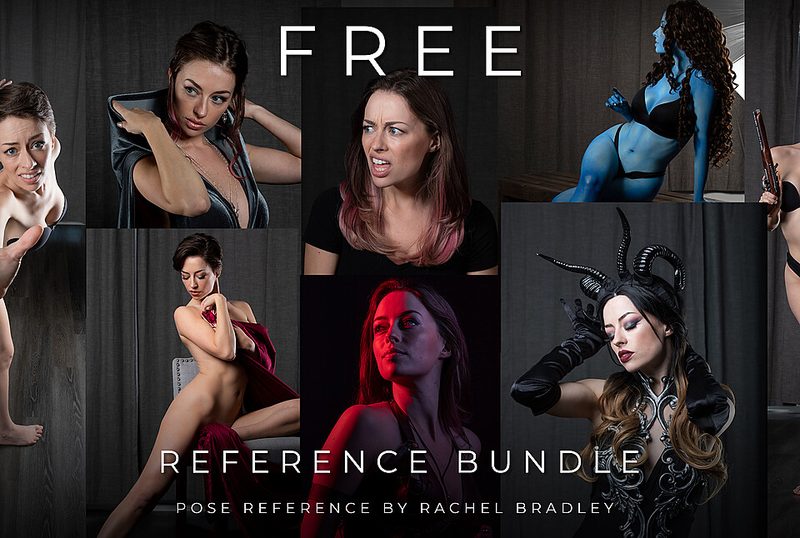 Preview of Free Reference Bundle - Pose Reference for Artists
