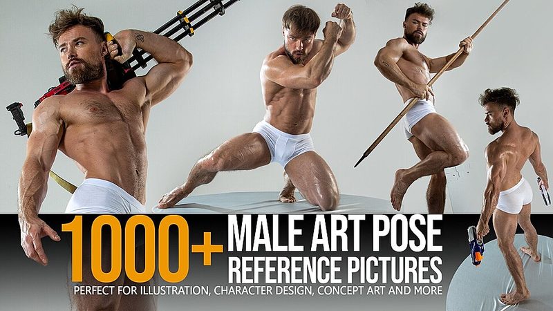Preview of 1000+ Male Art Pose Reference Pictures