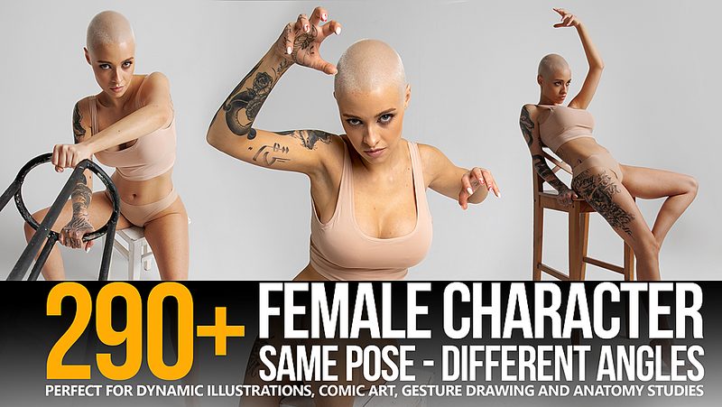 Preview of 300+ Same Pose - Different Angles