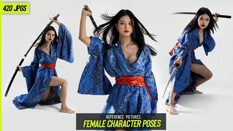 Preview of Female Character Poses
