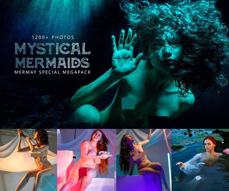 Preview of 1200+ Mystical Mermaids Mermay Special Megapack
