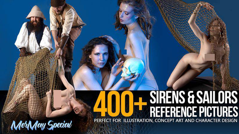 Preview of 400+ Sirens & Sailors Reference Pictures